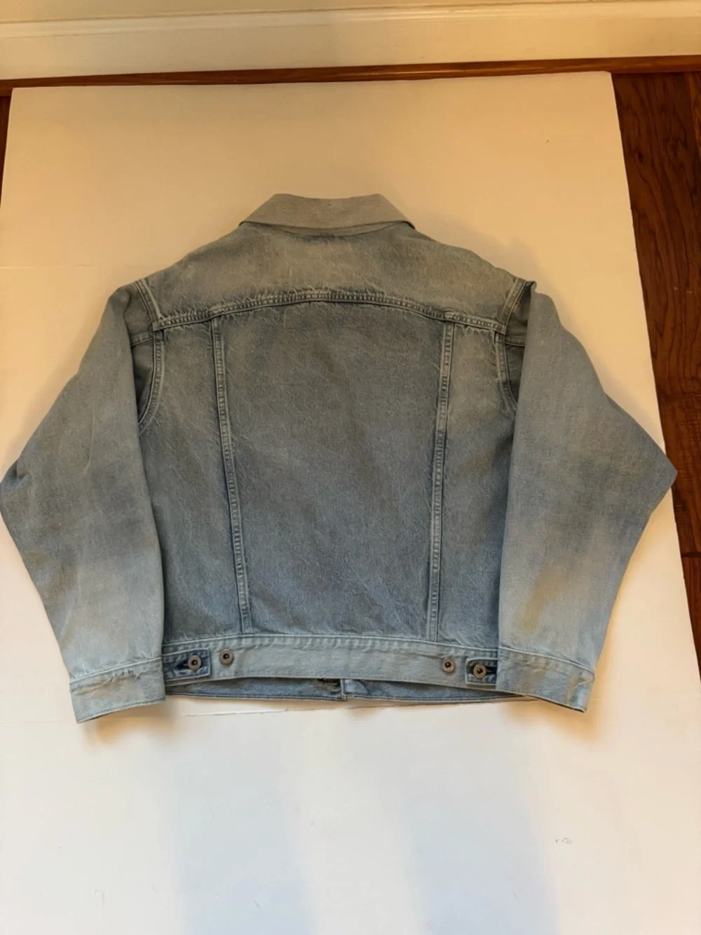 Levi’s Made & Crafted Denim Trucker Jacket Men’s M Light Wash Made in Turkey